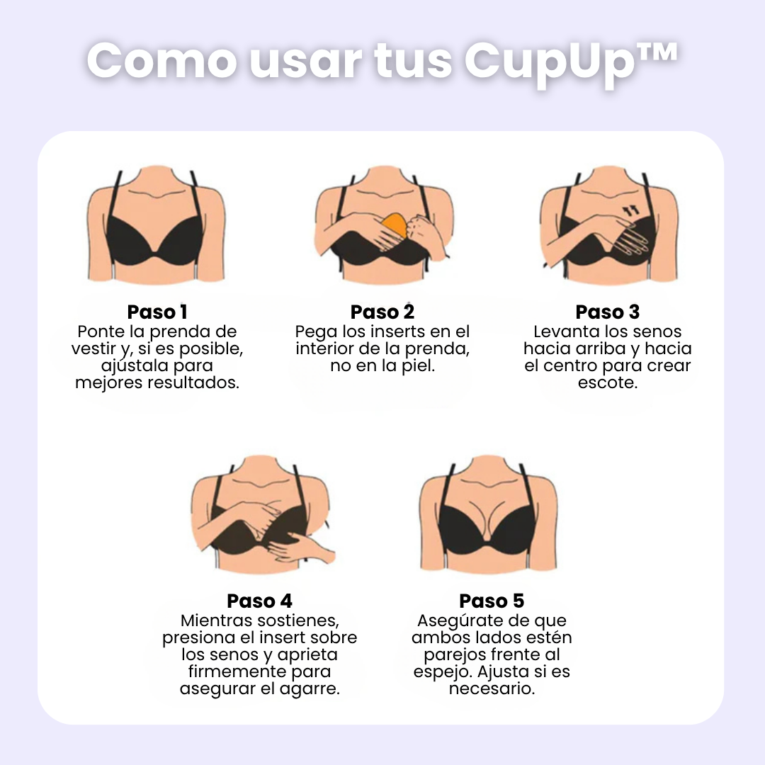 CupUp™ - Realza tu busto al instante sin cirugías