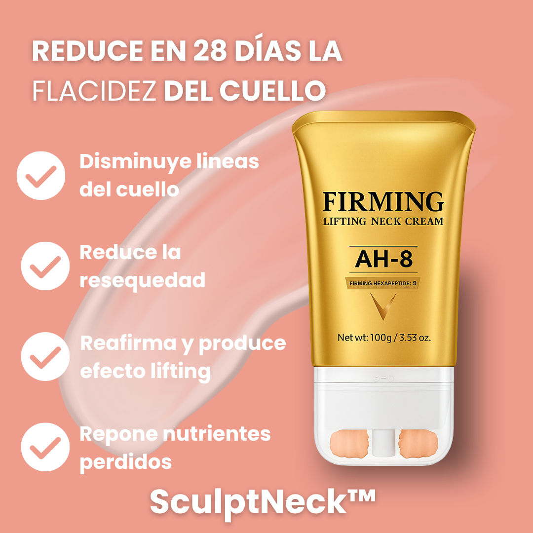 SculptNeck™ – Crema reafirmante para cuello y mentón