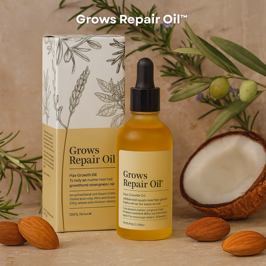 Grows Repair Oil™ – Suero Capilar para Frenar la Caída y Estimular el Crecimiento