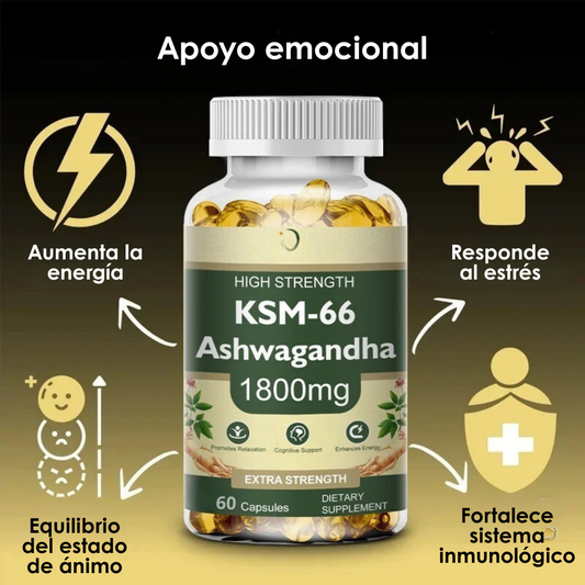 Ashwagandha Natural – Reduce el estrés y mejora tu energía