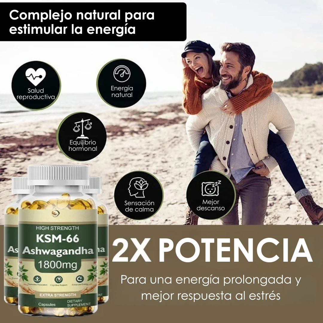 Ashwagandha Natural – Reduce el estrés y mejora tu energía