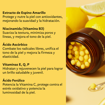 GlowPearls™ – Cápsulas de Vitamina C para iluminar y reafirmar la piel