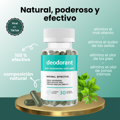 Desodorante en cápsulas -  Frescura que nace desde tu interior